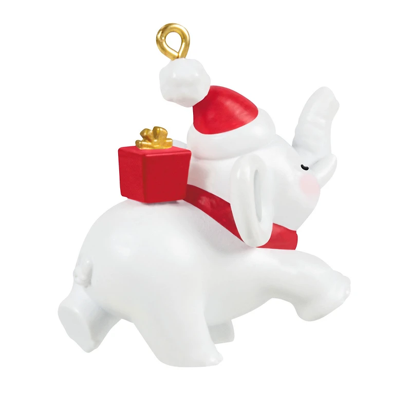 Mini Festive White Elephant Ornament, 1" for only USD 12.99 | Hallmark