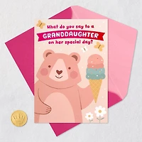 Big Bear Hug Pop-Up Birthday Card for Granddaughter for only USD 4.59 | Hallmark