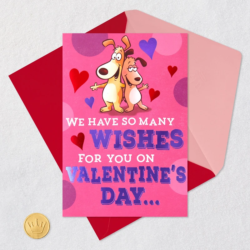 So Many Wishes Funny Pop-Up Valentine's Day Card From Both for only USD 5.99 | Hallmark