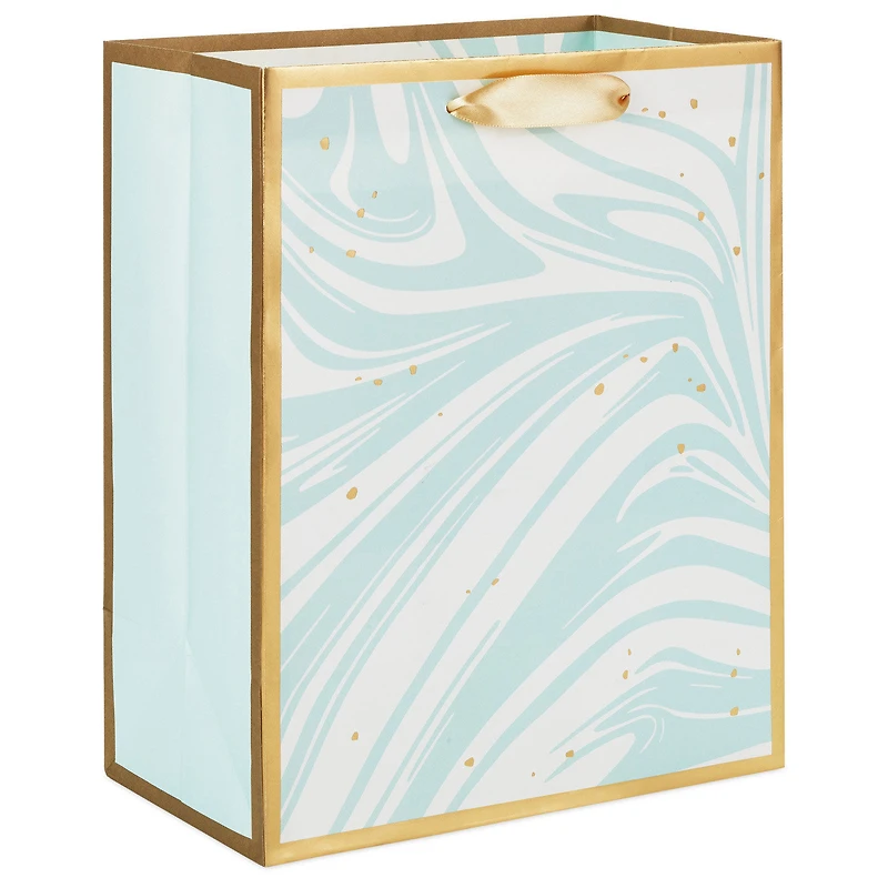 9.6" Marbled Aqua Medium Gift Bag for only USD 3.99 | Hallmark