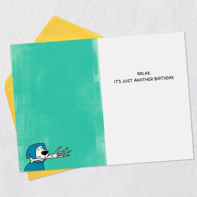 Grim Reaper and His Emotional Support Dog Funny Birthday Card for only USD 4.49 | Hallmark