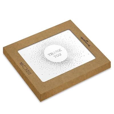 Silver Sparkle Blank Thank You Notes, Pack of 10 for only USD 10.49 | Hallmark