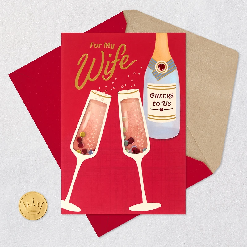 Our Love Keeps Sparkling Year After Year Valentine's Day Card for Wife for only USD 7.59 | Hallmark