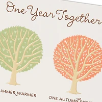 Summer, Autumn, Winter, Spring Trees First Anniversary Card for only USD 4.99 | Hallmark