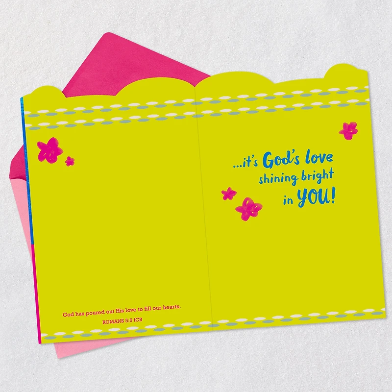 God's Love Shines Bright in You Religious Encouragement Card for Girl for only USD 2.99 | Hallmark