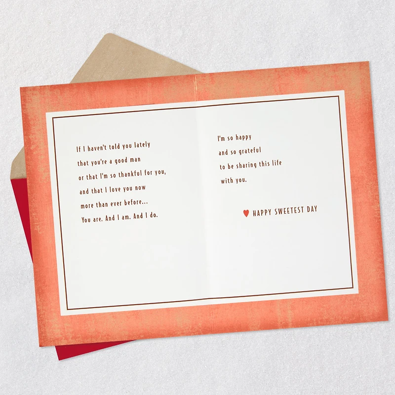 You're a Good Man Romantic Sweetest Day Card for Husband for only USD 6.99 | Hallmark