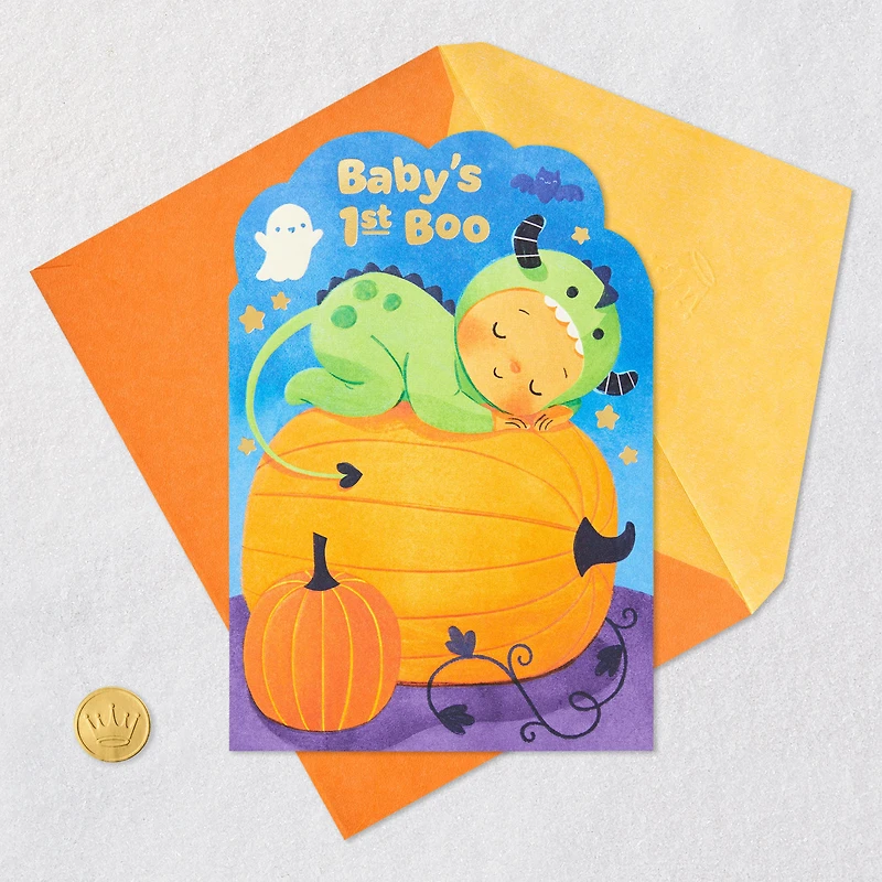 Little Green Monster First Halloween Card for Boy for only USD 3.99 | Hallmark