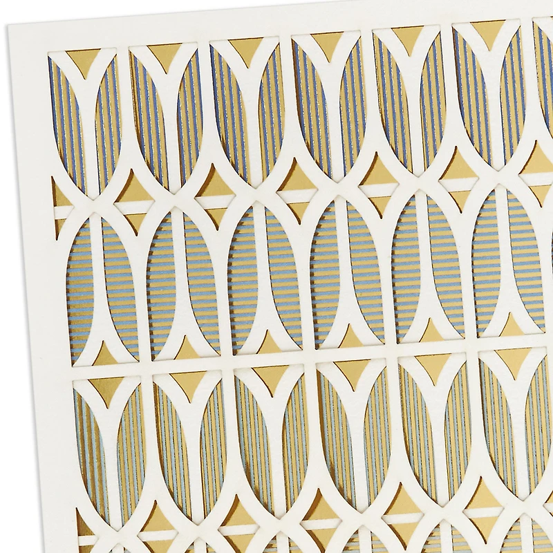 Ombré Laser-Cut Geometric Pattern Blank Card for only USD 7.59 | Hallmark