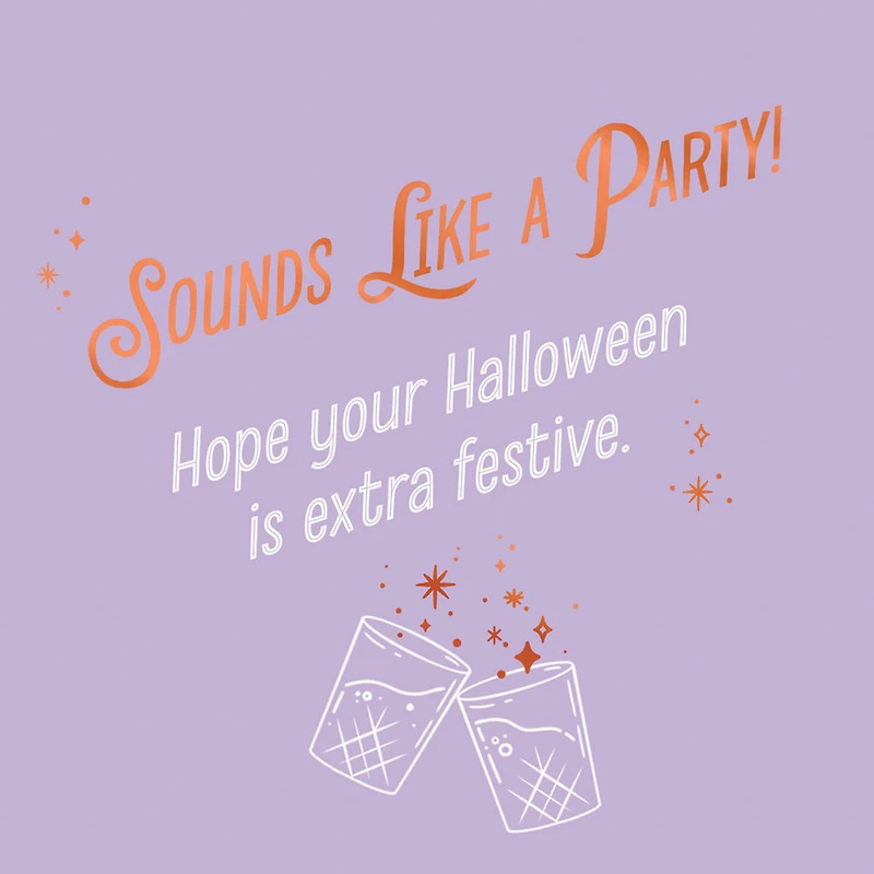 Cocktails and Ghosts Halloween Card for only USD 3.99 | Hallmark