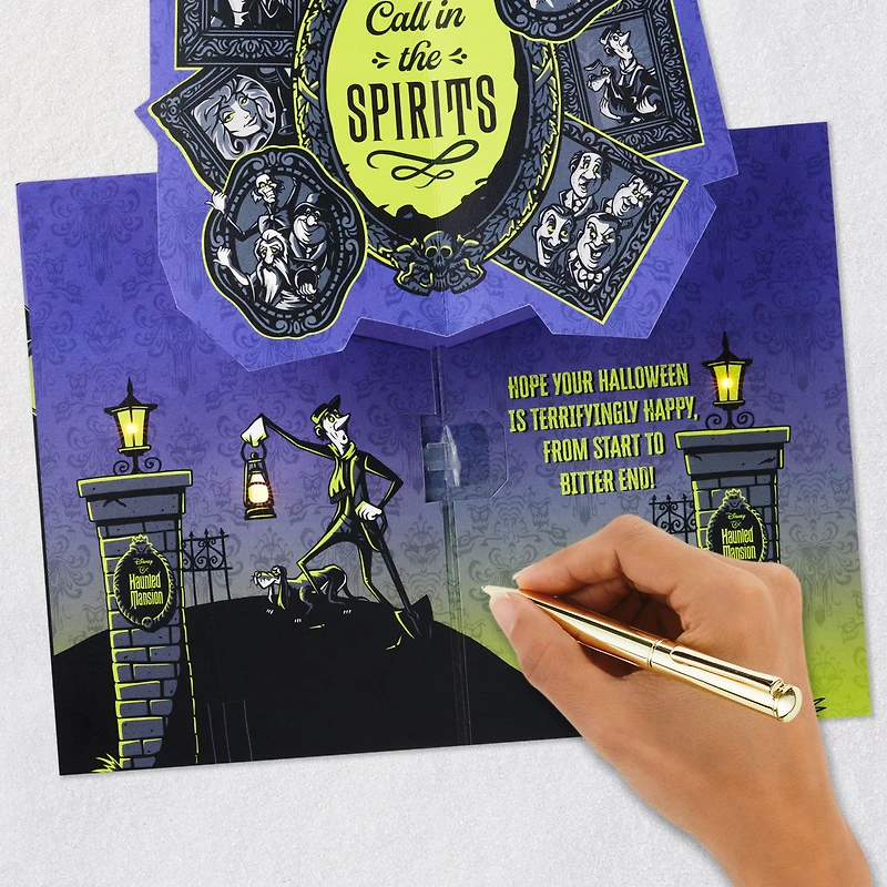 Disney The Haunted Mansion Welcome Foolish Mortals Musical Pop-Up Halloween Card with Light for only USD 9.99 | Hallmark