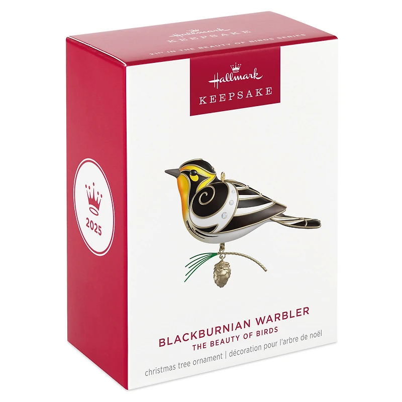 The Beauty of Birds Blackburnian Warbler Ornament for only USD 22.99 | Hallmark