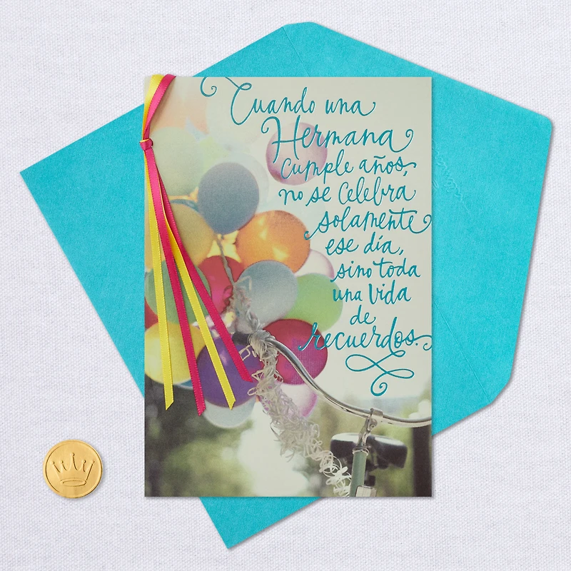 Lifetime of Memories Spanish-Language Birthday Card for Sister for only USD 4.99 | Hallmark