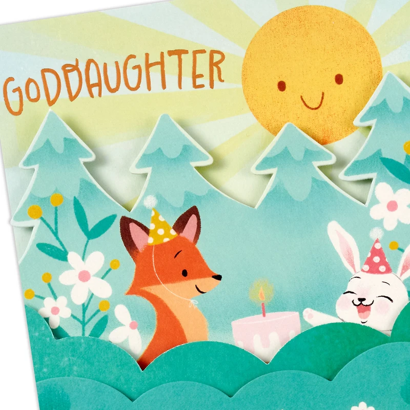 You're a Wonderful Blessing Pop-Up Birthday Card for Goddaughter for only USD 5.99 | Hallmark