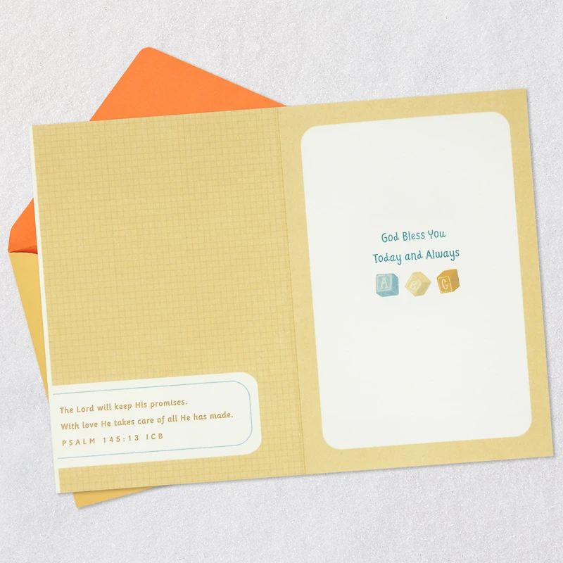 Sweet Child of Promise and Joy Baby Dedication Card for only USD 3.99 | Hallmark