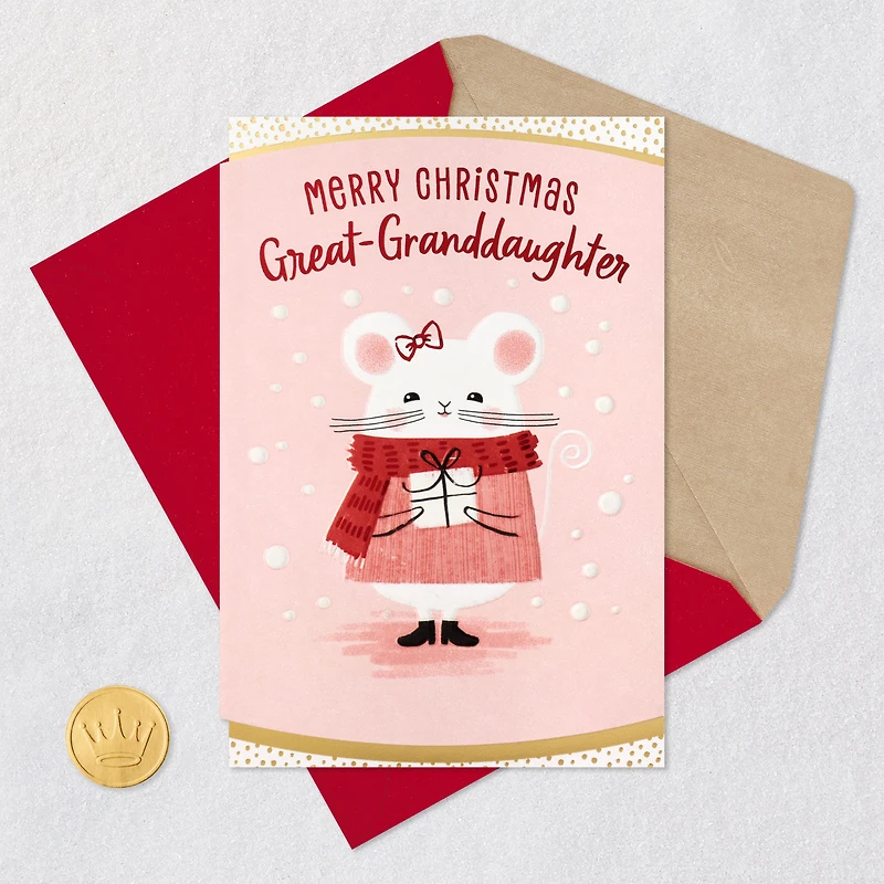 You Deserve All the Happy Christmas Card for Great-Granddaughter for only USD 4.59 | Hallmark