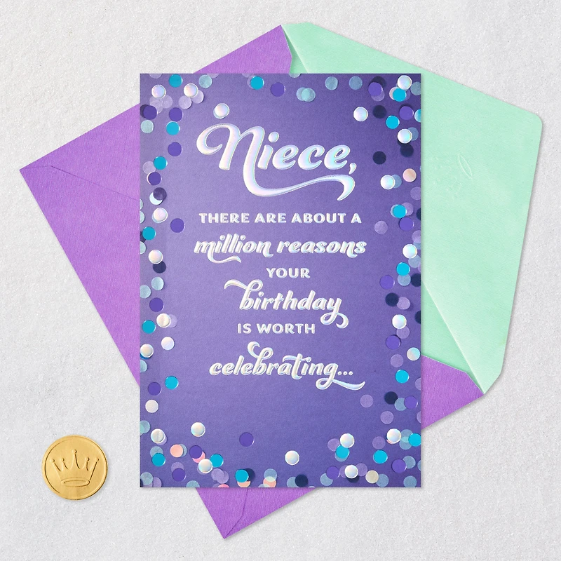 A Million Reasons to Celebrate Birthday Card for Niece for only USD 7.59 | Hallmark