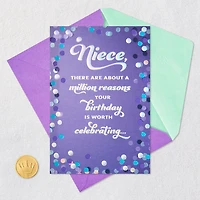 A Million Reasons to Celebrate Birthday Card for Niece for only USD 7.59 | Hallmark