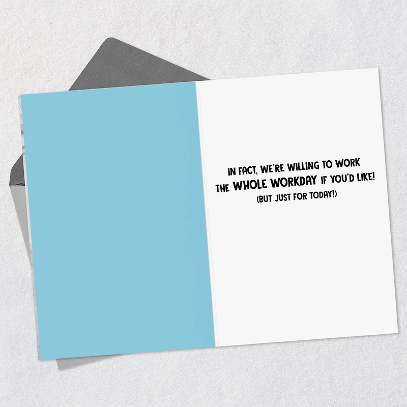We'll Go the Extra Mile Funny Boss's Day Card for only USD 2.99 | Hallmark