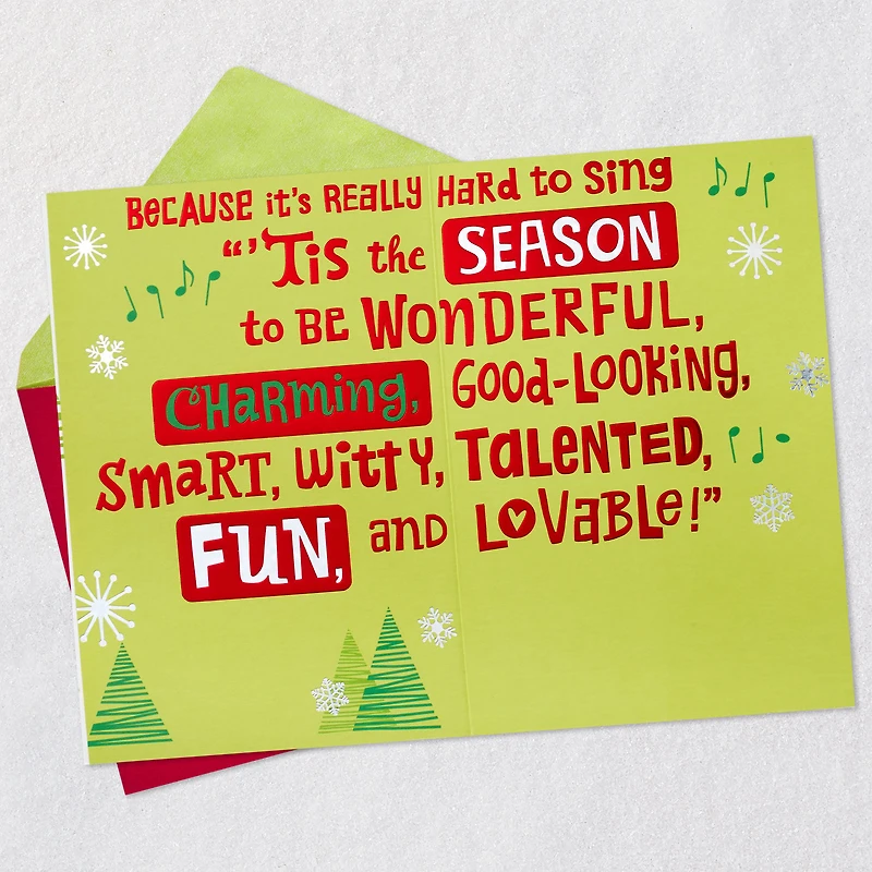 Tis the Season Funny Christmas Card for Grandson for only USD 4.59 | Hallmark