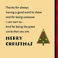 Someone I Can Turn To Christmas Card for Uncle for only USD 3.59 | Hallmark