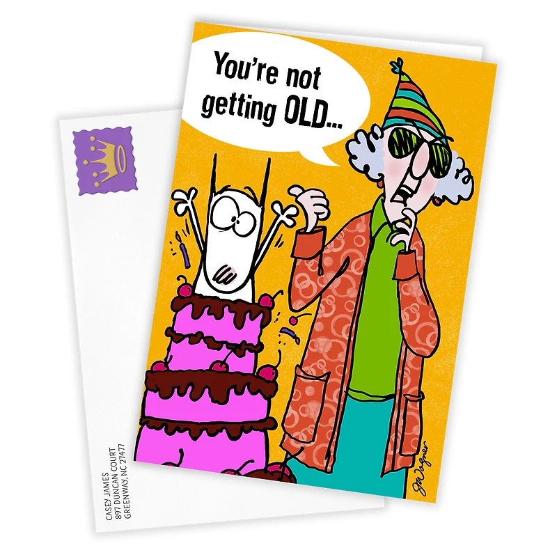 Maxine™ Not Getting Older Funny Custom Birthday Card for only USD 4.99 | Hallmark