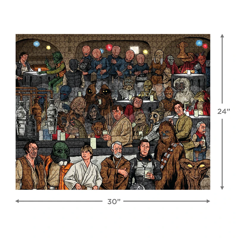 Star Wars™ Mos Eisley Cantina 1000-Piece Jigsaw Puzzle for only USD 24.99 | Hallmark