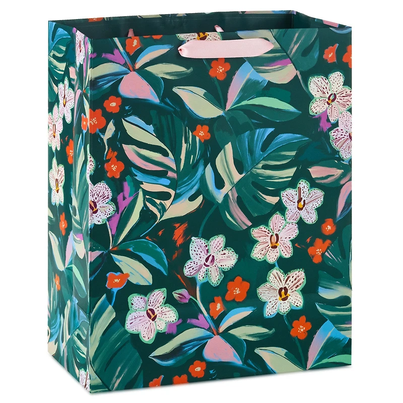 13" Lacey Chabert Collection Green Floral Large Gift Bag for only USD 5.49 | Hallmark