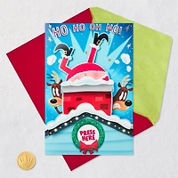 Santa Stuck in Chimney Funny Christmas Card With Sound and Motion for only USD 9.99 | Hallmark