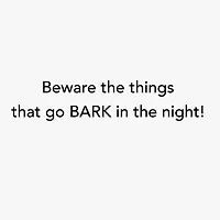 Things That Go Bark in the Night Funny Halloween Card for only USD 2.00 | Hallmark