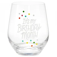 Birthday Month Tea Towel and Wine Glass Bundle for only USD 28.99 | Hallmark