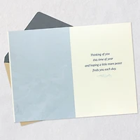 The Caring Thoughts Have Never Stopped Sympathy Card for Anniversary of Death for only USD 4.99 | Hallmark