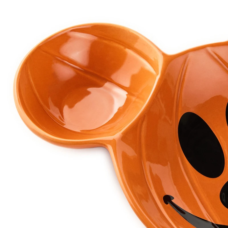 Disney Mickey Mouse Jack-o'-Lantern Chip and Dip Bowl for only USD 44.99 | Hallmark