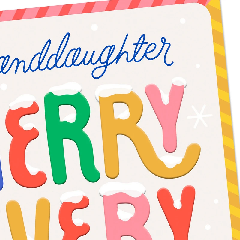 Merry Everything and Happy Always Christmas Card for Granddaughter for only USD 2.99 | Hallmark
