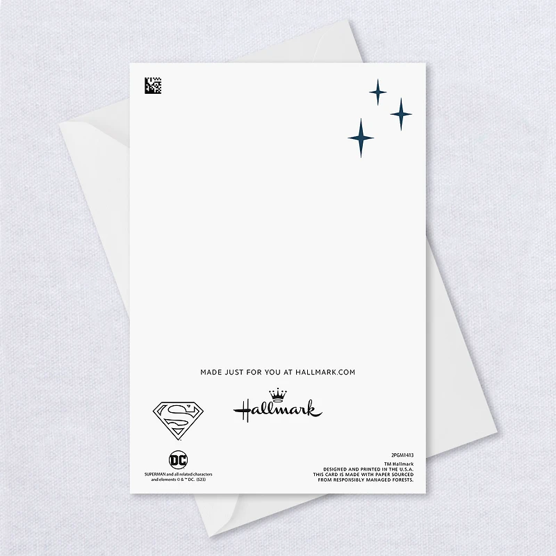 Personalized DC™ Superman™ Logo Photo Card for only USD 4.99 | Hallmark