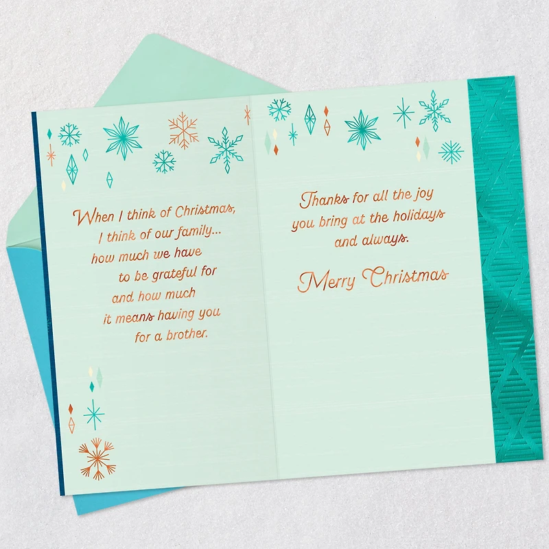 You Bring the Merry Christmas Card for Brother for only USD 3.99 | Hallmark