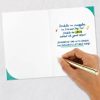 Double the Happiness Baby Shower Card for Twins for only USD 4.59 | Hallmark