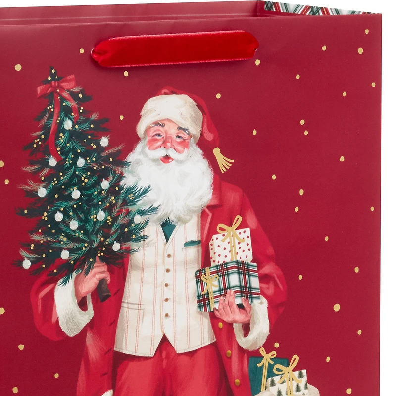 13" Santa With Tree and Presents Large Christmas Gift Bag for only USD 4.99 | Hallmark