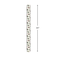 Cardinals/Green and Black Check Holiday Reversible Wrapping Paper Roll, 30 sq. ft. for only USD 4.99 | Hallmark