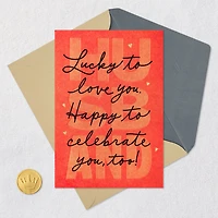 So Lucky to Love You Birthday Card for Husband for only USD 5.59 | Hallmark