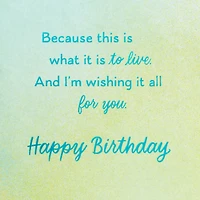 Hoping So Many Good Things Birthday Card for only USD 6.59 | Hallmark