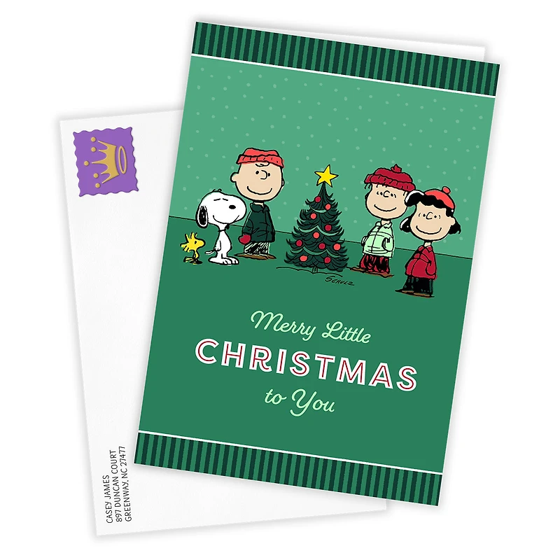 Peanuts® Merry Little Holiday Custom Christmas Card for only USD 4.99 | Hallmark