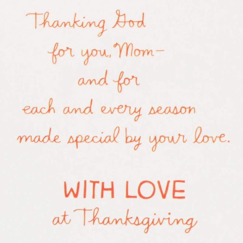Our Family Is Blessed By You Religious Thanksgiving Card for Mom for only USD 2.99 | Hallmark