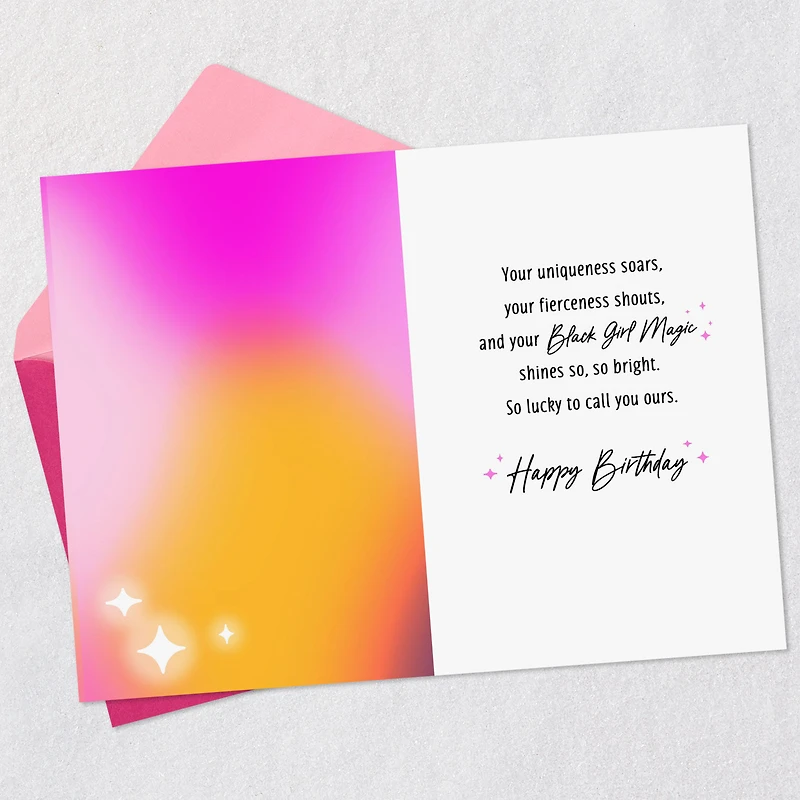 Your Black Girl Magic Shines So Bright Birthday Card for Daughter for only USD 3.59 | Hallmark