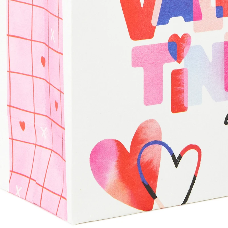 4.6" Happy Valentine's Day on White Gift Card Holder Mini Bag for only USD 2.49 | Hallmark