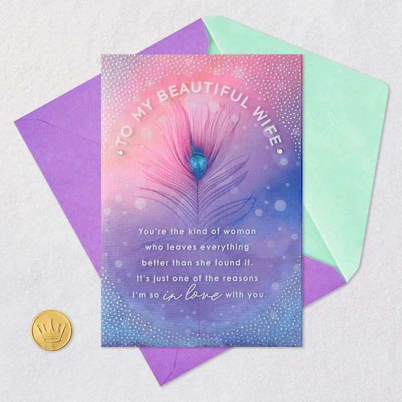Open Mind, Positive Soul and Kind Heart Birthday Card for Wife for only USD 8.59 | Hallmark