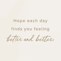 Just Take Your Recovery One Step at a Time Get Well Card for only USD 2.99 | Hallmark