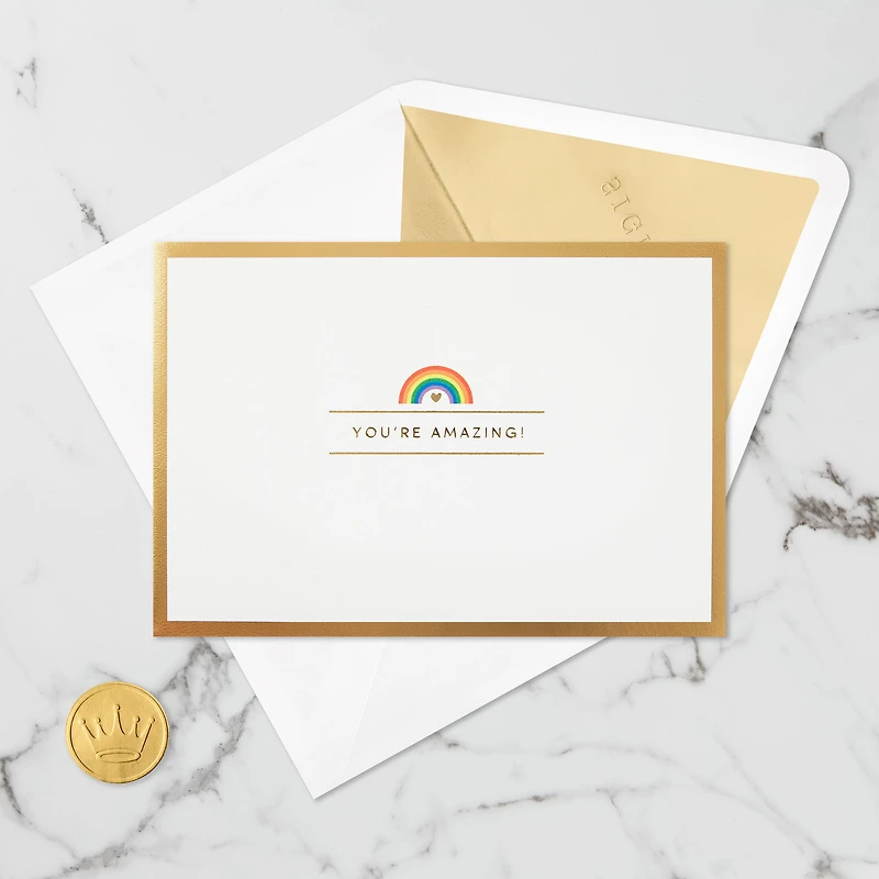 You're Amazing Rainbow and Hearts 3D Pop-Up Love Card for only USD 12.99 | Hallmark