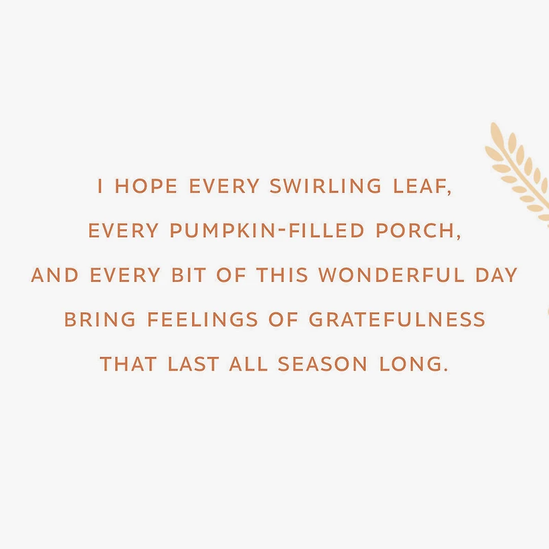 Marjolein Bastin Feelings of Gratefulness Thanksgiving Card for only USD 3.59 | Hallmark