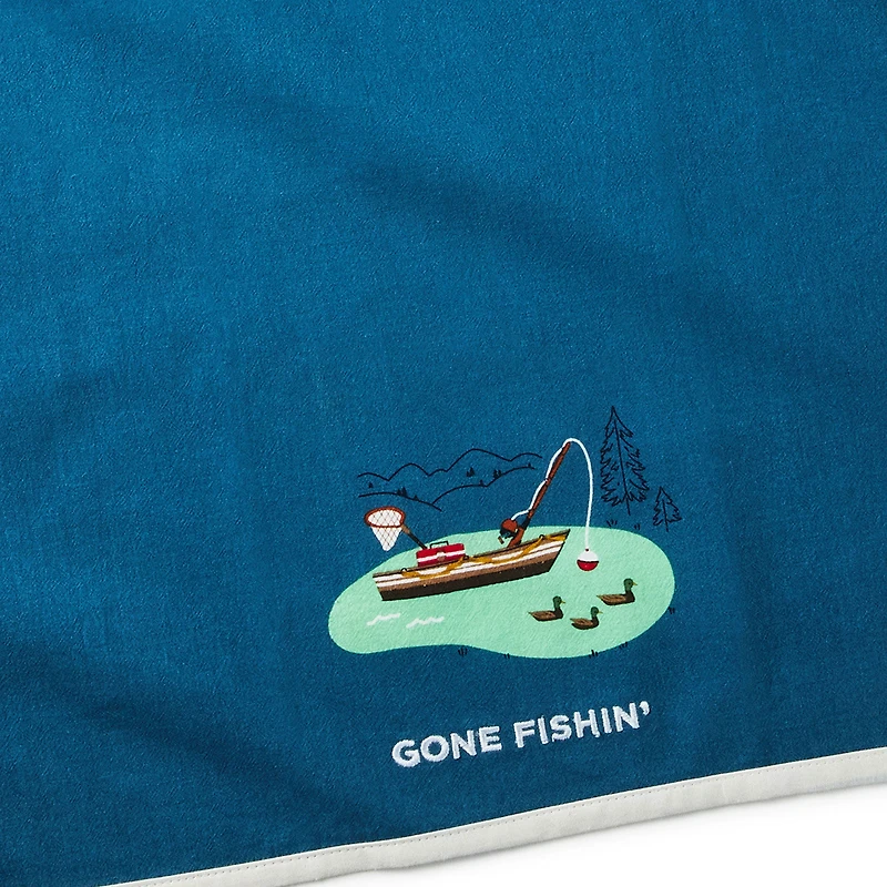 Gone Fishing Tea Towel, 18x26 for only USD 14.99 | Hallmark
