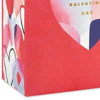 13" Abstract Heart on Red Large Valentine's Day Gift Bag With Tissue Paper for only USD 8.49 | Hallmark